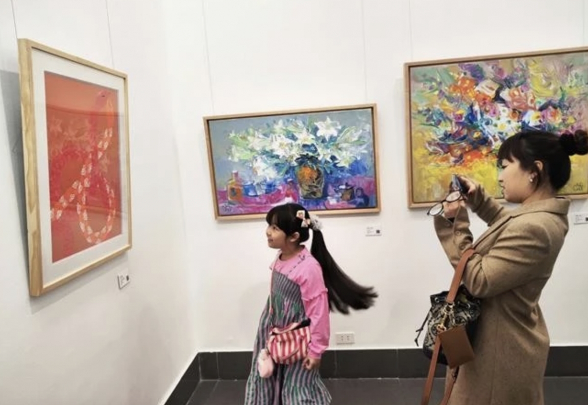 Art exhibition inspired by the zodiac of 2025 opens in Hanoi